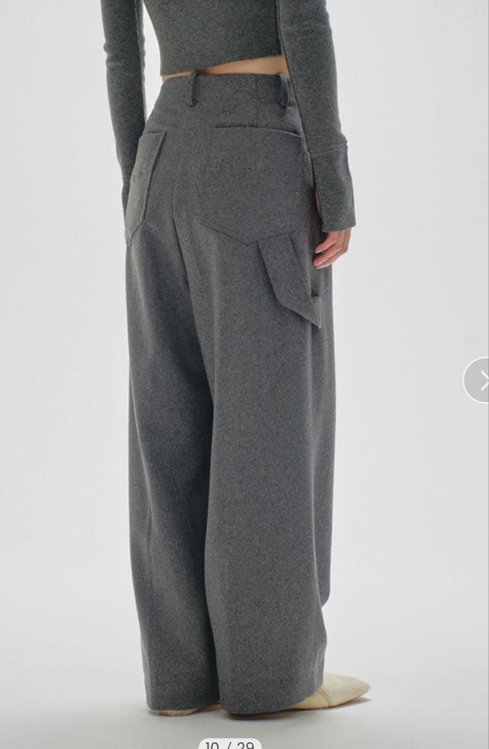 todayful ウールペインターパンツ
