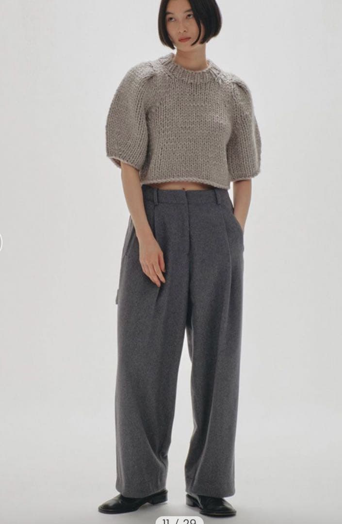 todayful ウールペインターパンツ