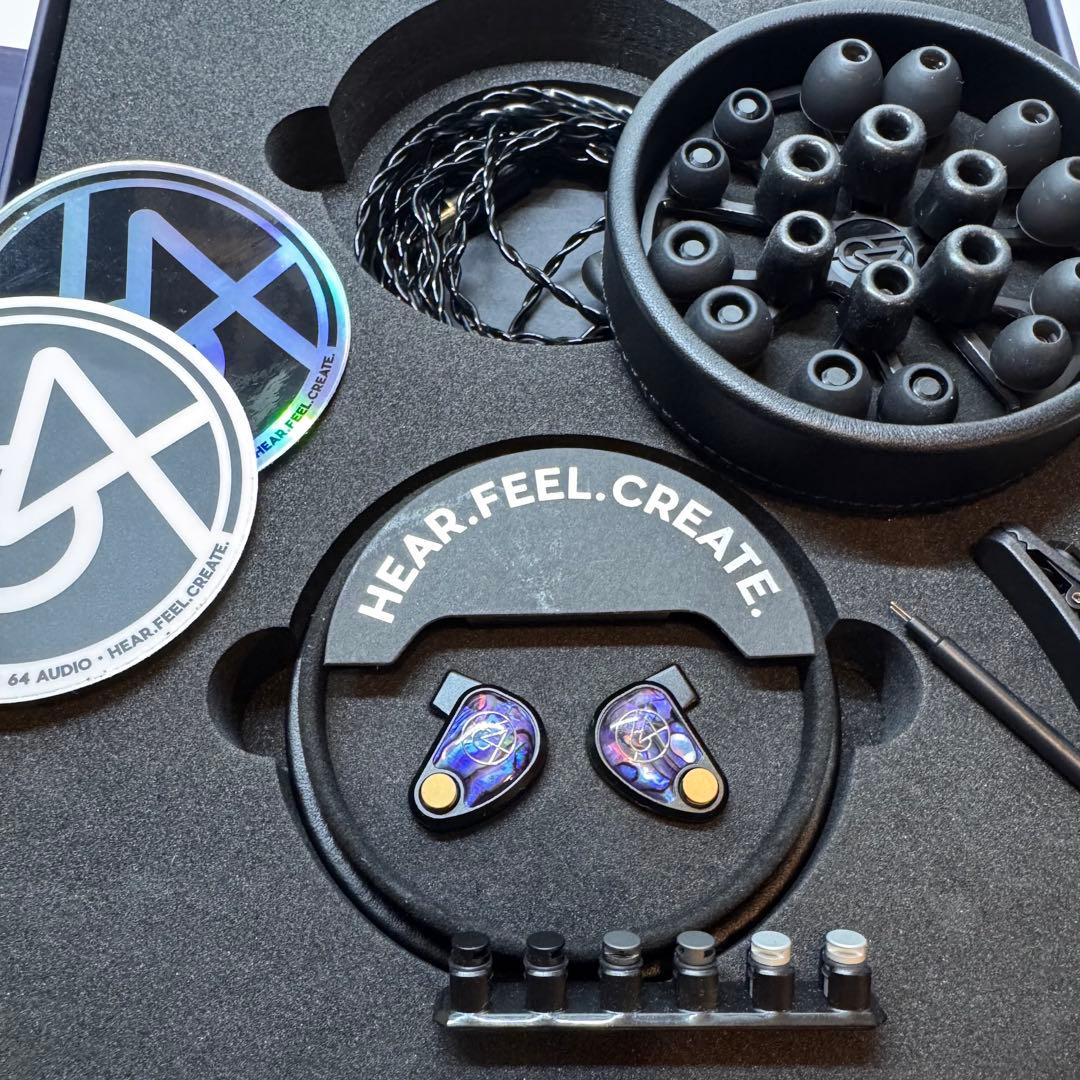 イヤホン 64 AUDIO Volur 4.4mm + Apex Gold Module