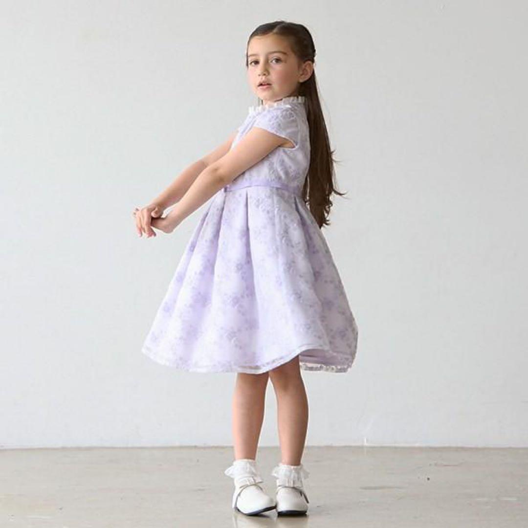 新品 petit main プティマイン 130 フォーマル 入学式 卒園式 紫