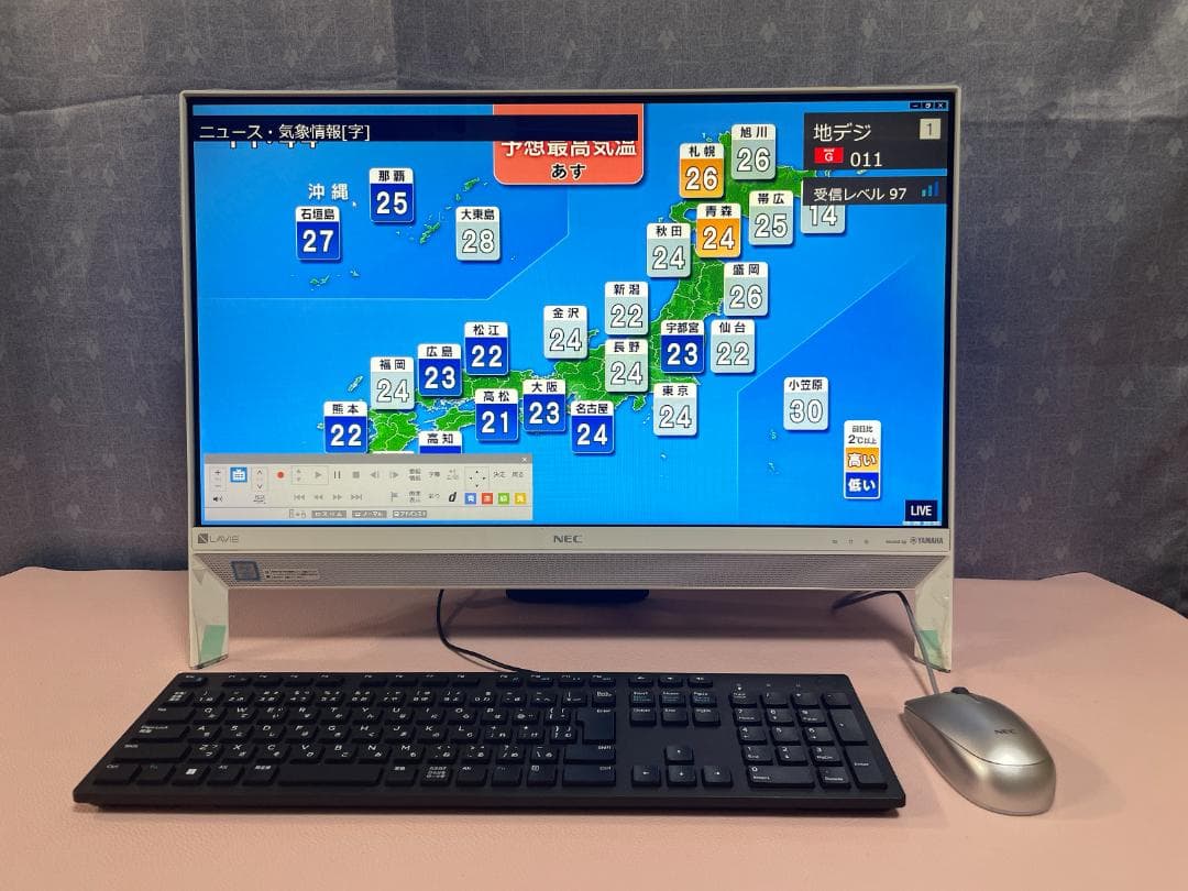 6031★NEC一体型PC　DA380KAW★Core i5★新品SSD★テレビ