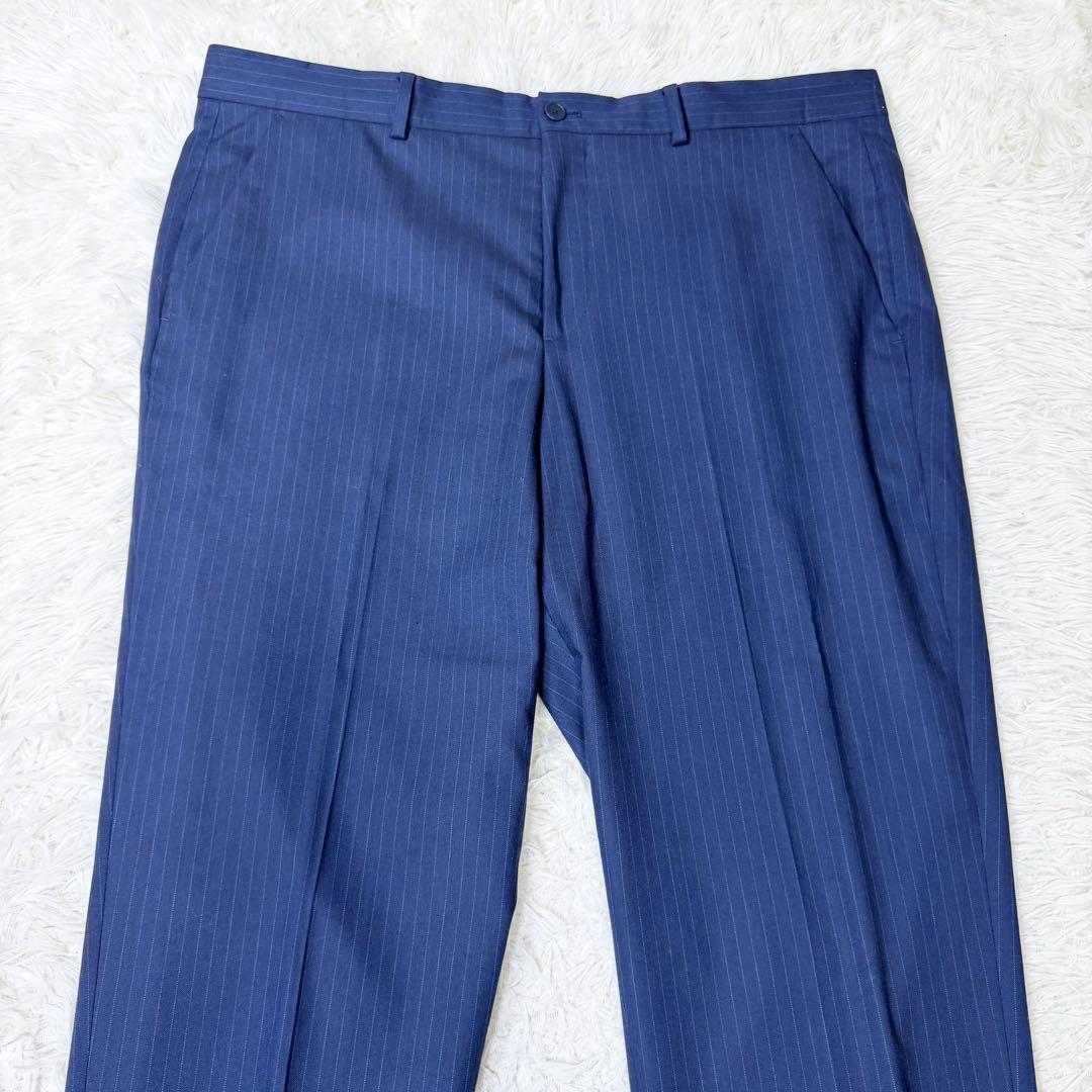【美品】ZARA MAN SARTORIAL セットアップ 紺 ストライプ　54