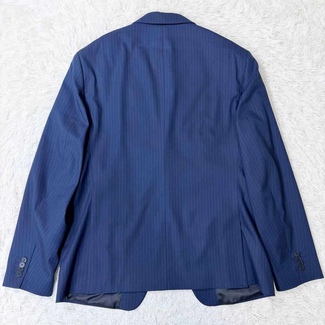【美品】ZARA MAN SARTORIAL セットアップ 紺 ストライプ　54