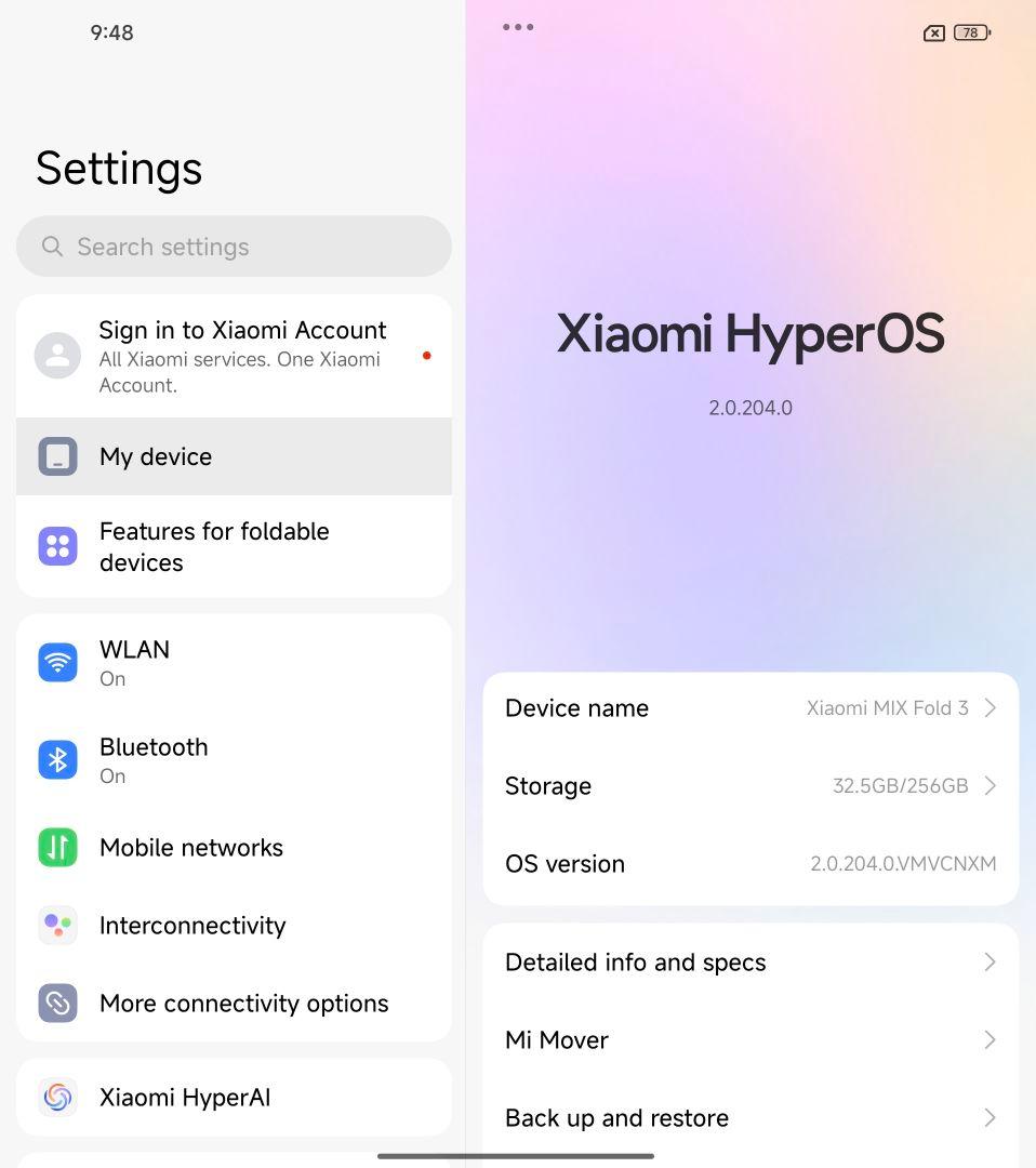Xiaomi mix fold 3【ゴールド】