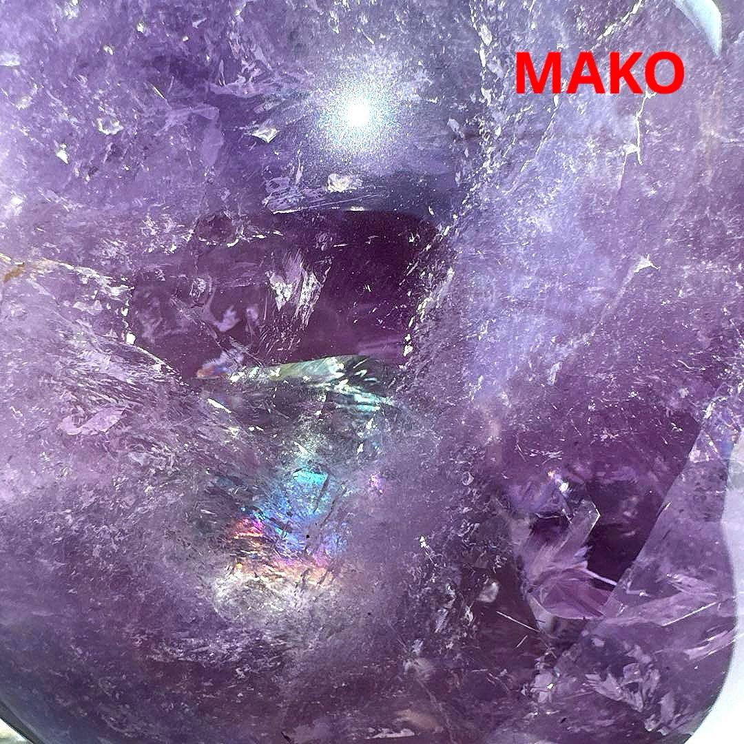 M1793☆アメジスト丸玉直径115mm2.2Kg☆天然石☆N50909