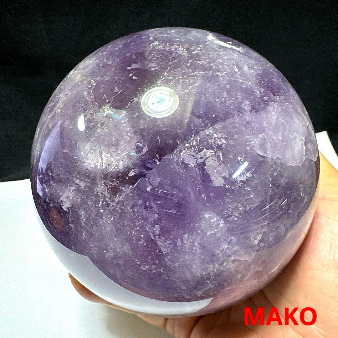 M1793☆アメジスト丸玉直径115mm2.2Kg☆天然石☆N50909