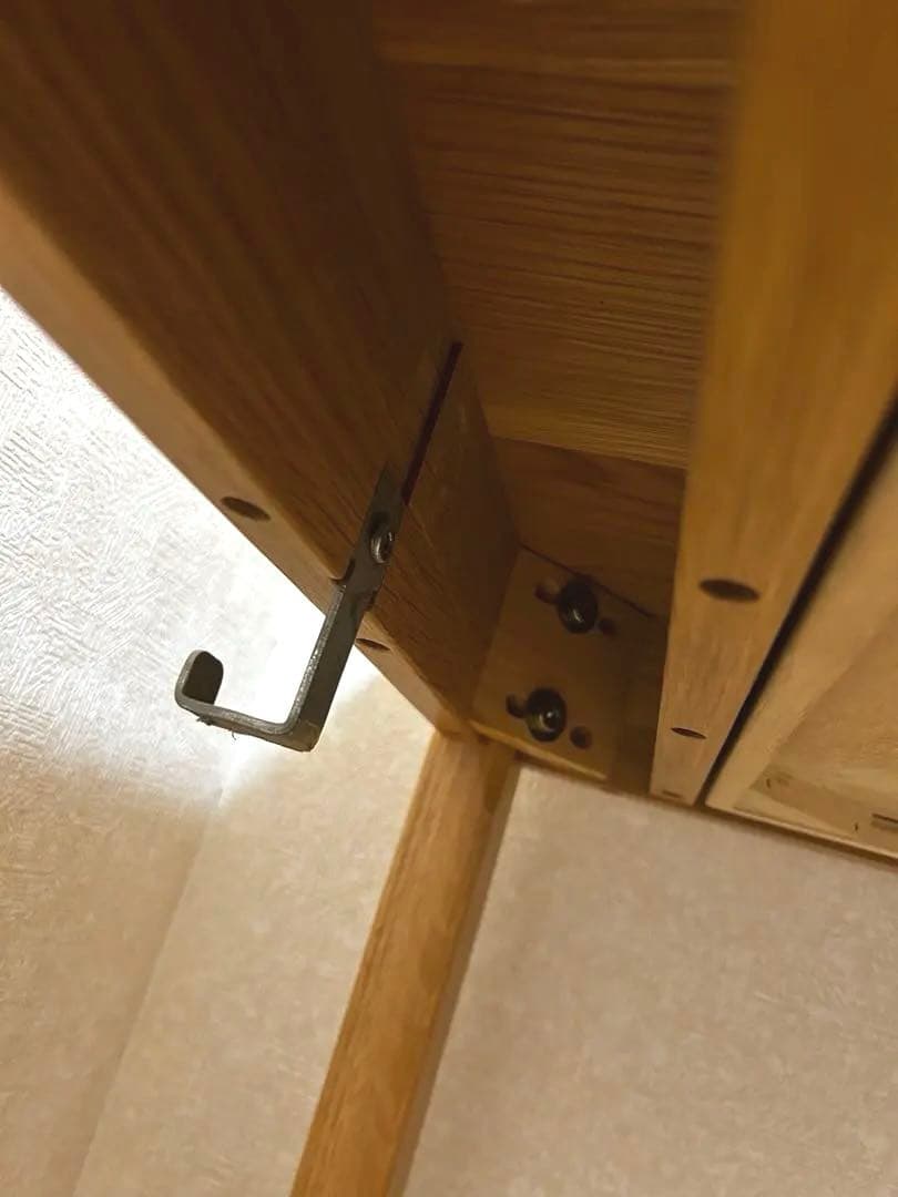 無印良品●無垢材デスク