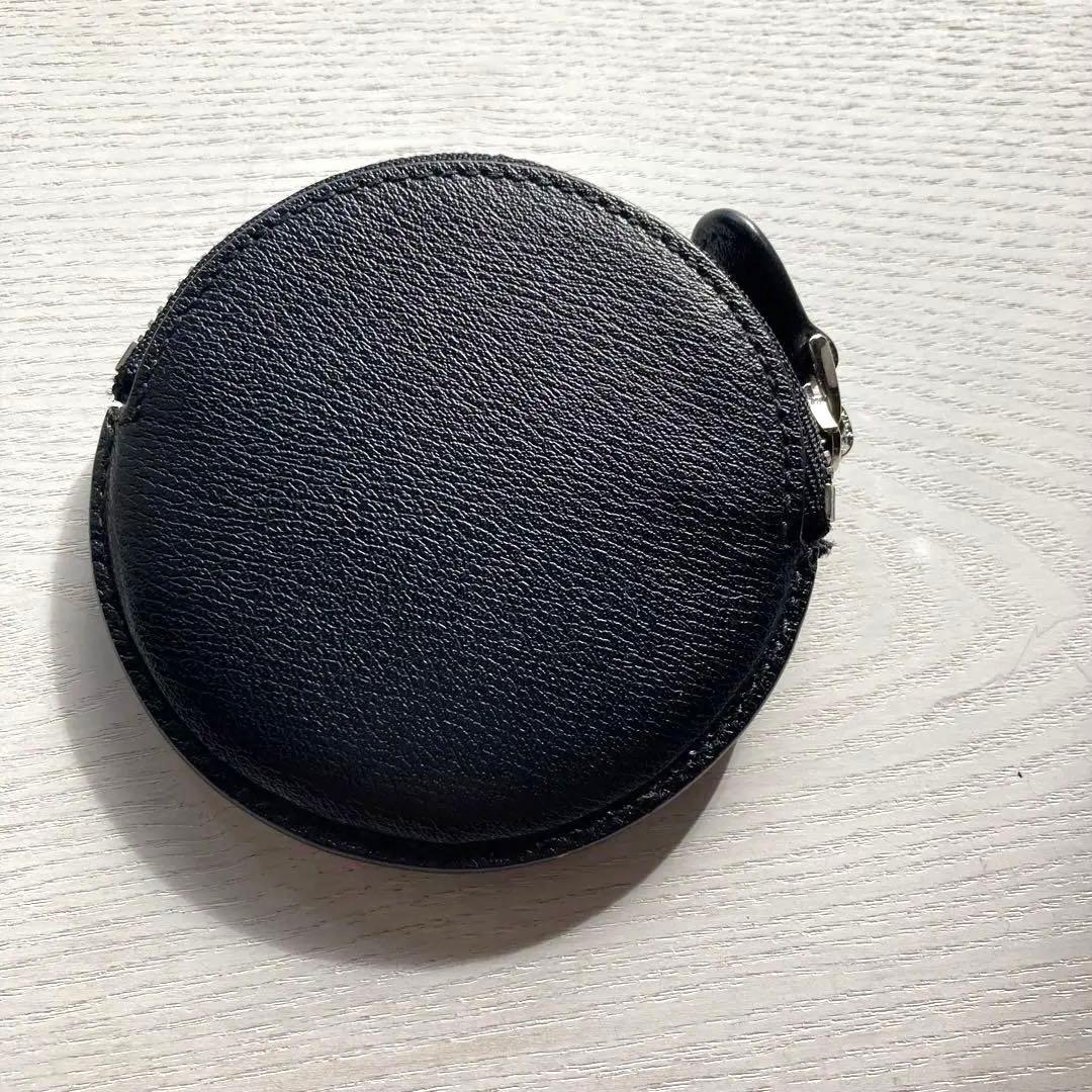 LOEWE ロエベ アナグラム ケース　丸型 ラウンド ジップ ブラック