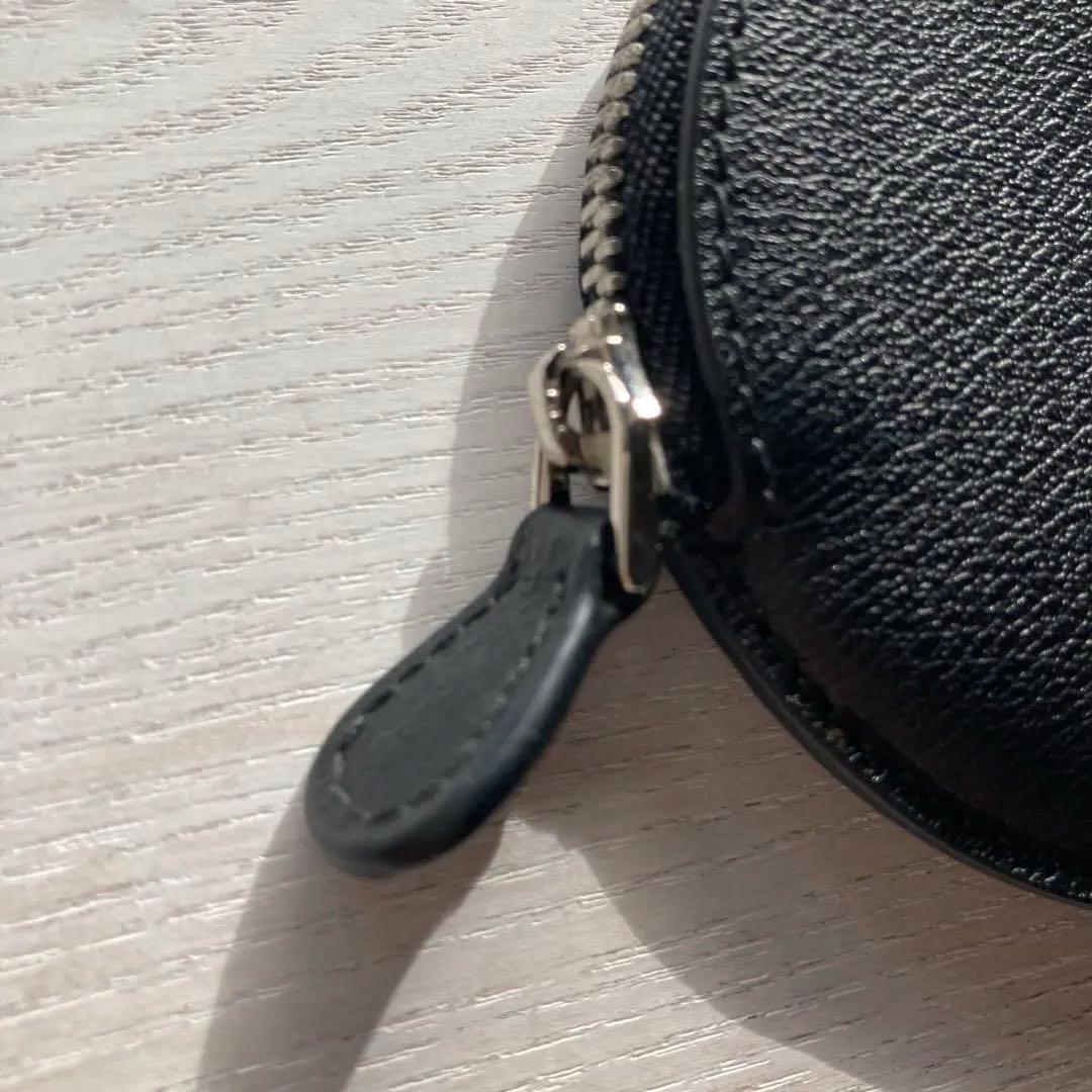 LOEWE ロエベ アナグラム ケース　丸型 ラウンド ジップ ブラック