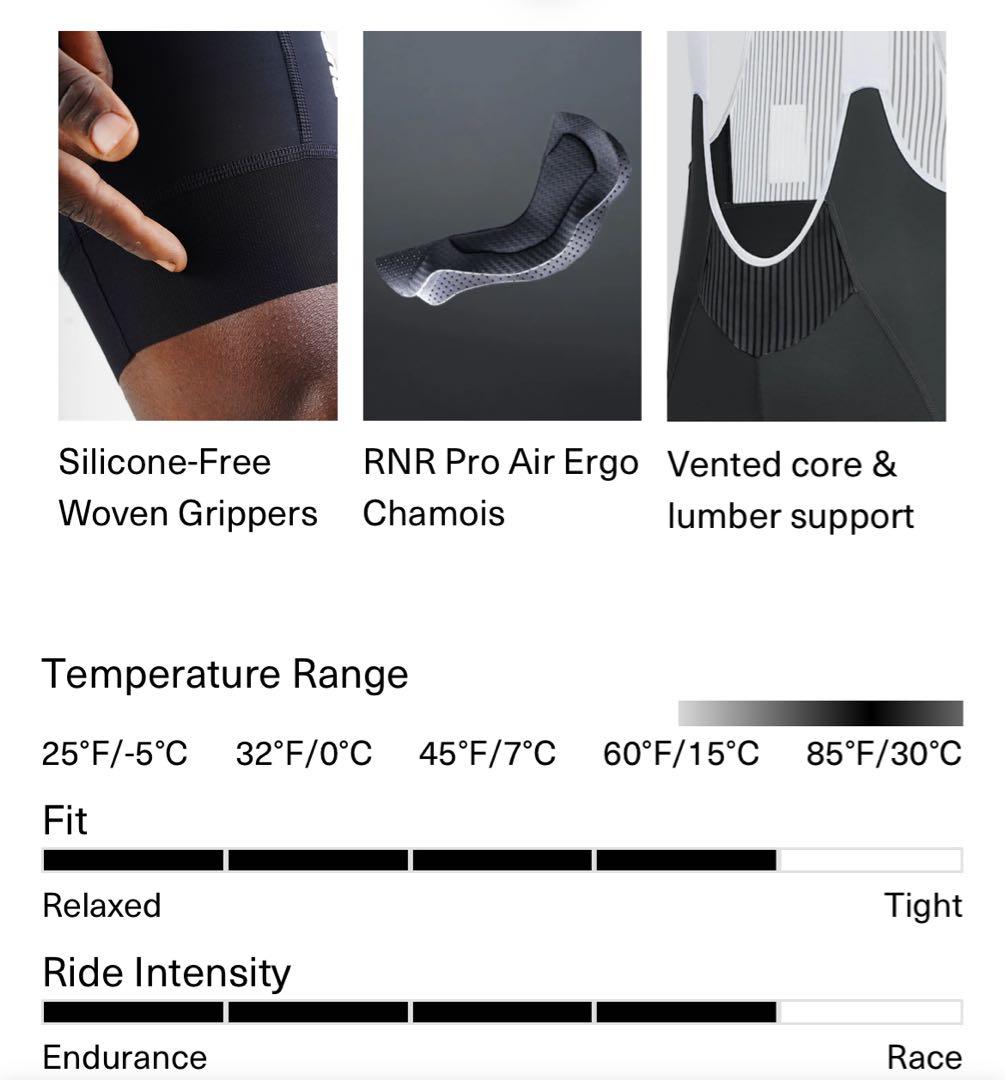 RUBBER N' ROAD ビブタイツ ダークグレー Size M