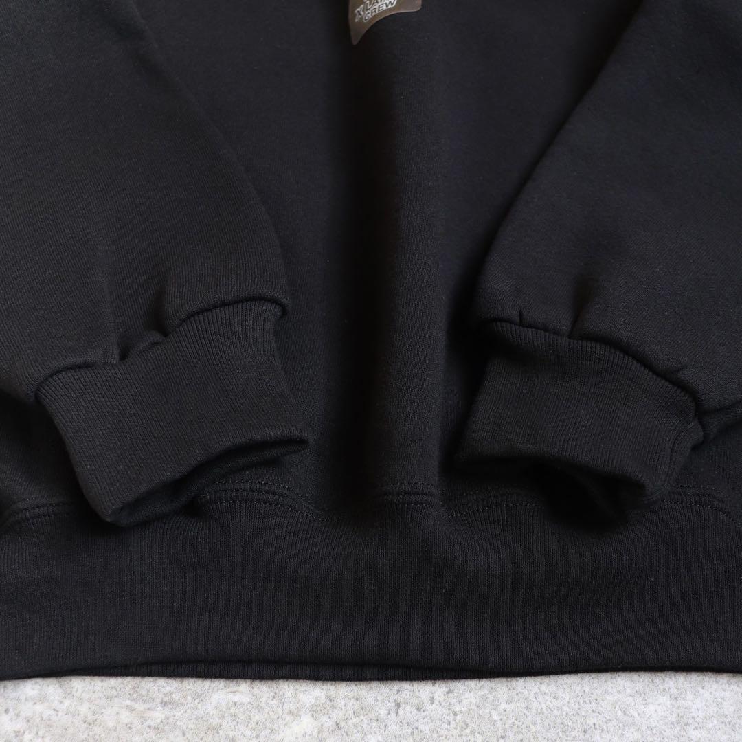 デッドストック ブラック 90s Russell ラッセル スウェット XL無地