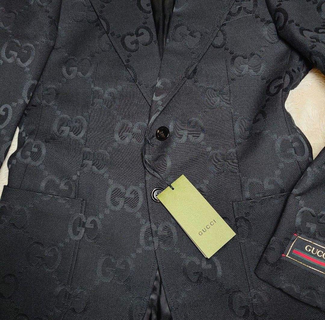 グッチ 23-24AW アリーコレクション ジャンボGG テーラードジャケット