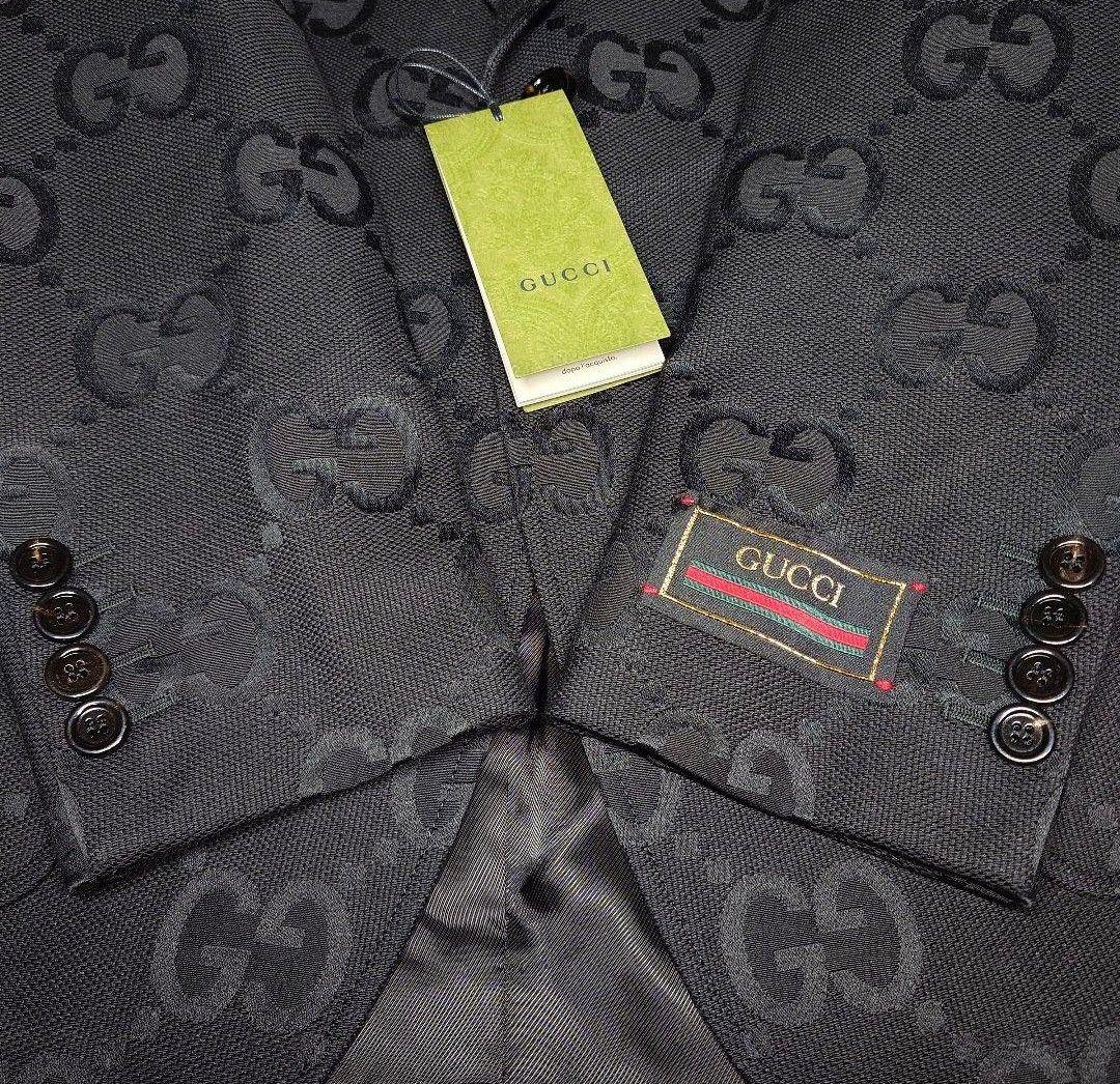 グッチ 23-24AW アリーコレクション ジャンボGG テーラードジャケット