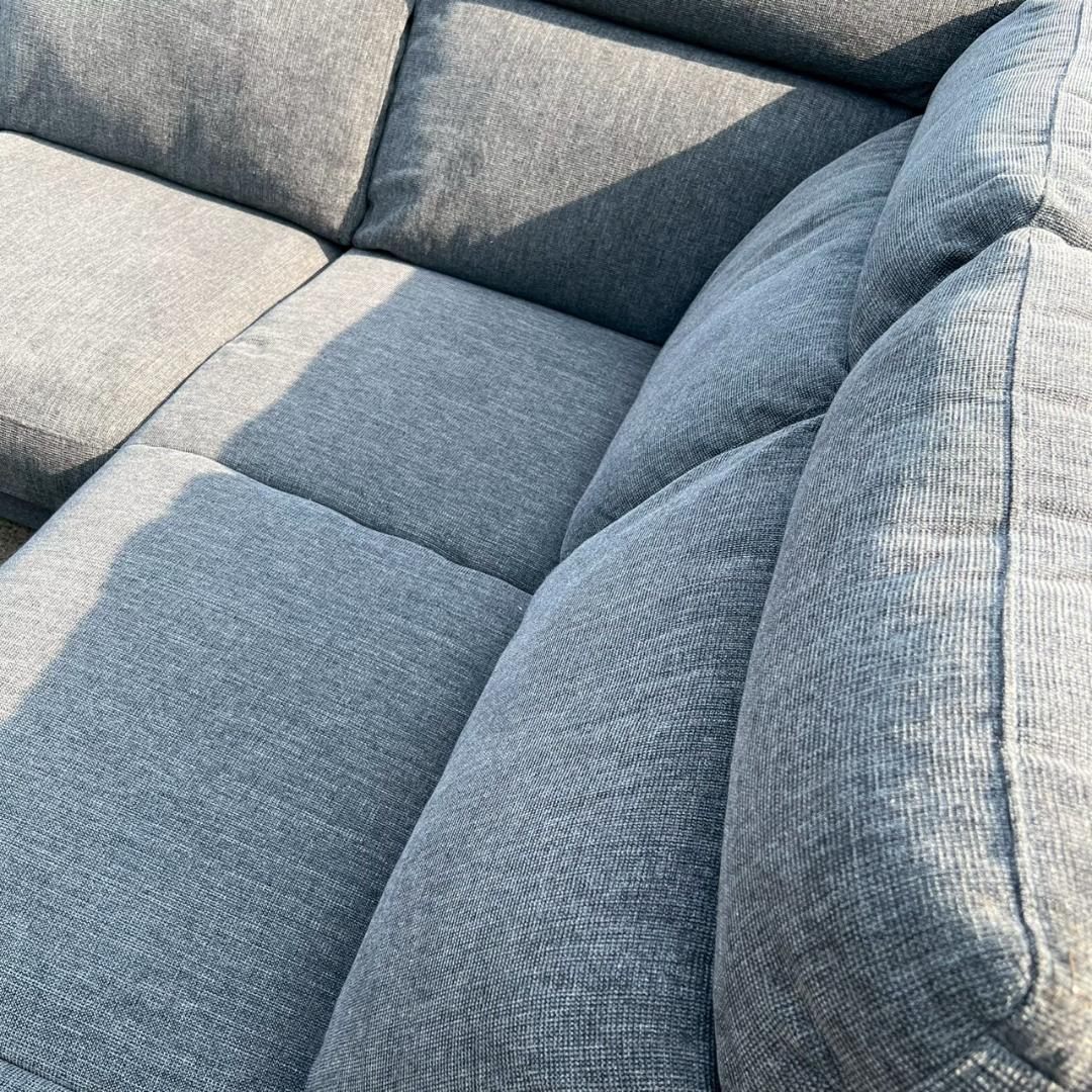 【直接引取限定】 【ニトリ】 L字カウチソファ ダークグレー A0141