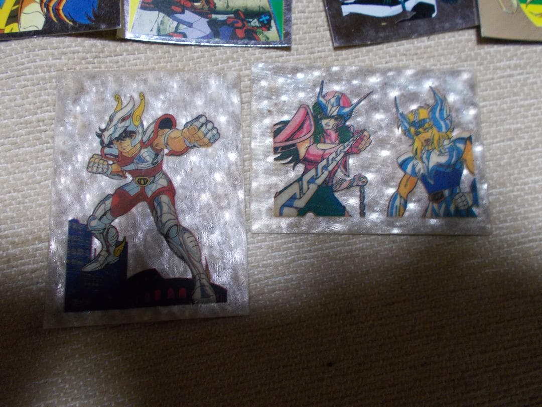 聖闘士星矢　1980年代～90年代のシール、マグネット、カード等109枚セット