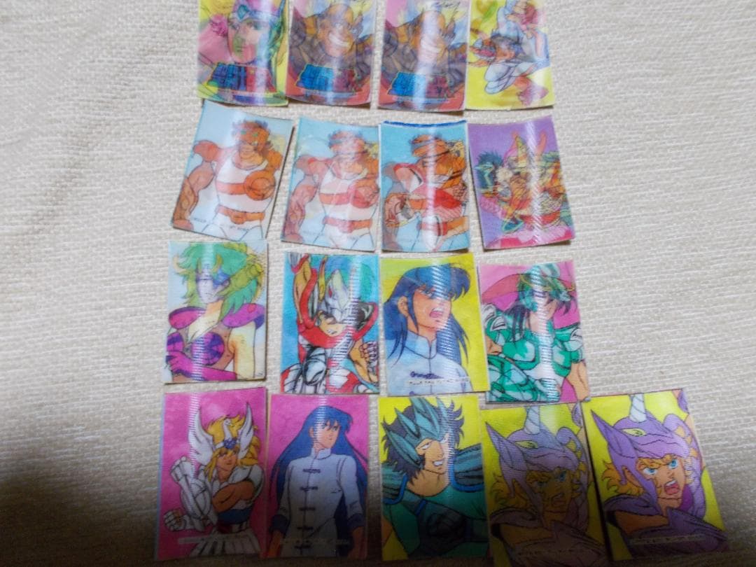 聖闘士星矢　1980年代～90年代のシール、マグネット、カード等109枚セット