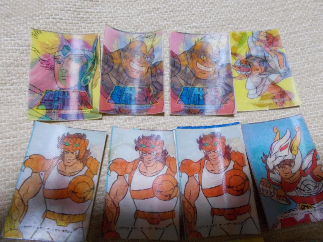 聖闘士星矢　1980年代～90年代のシール、マグネット、カード等109枚セット
