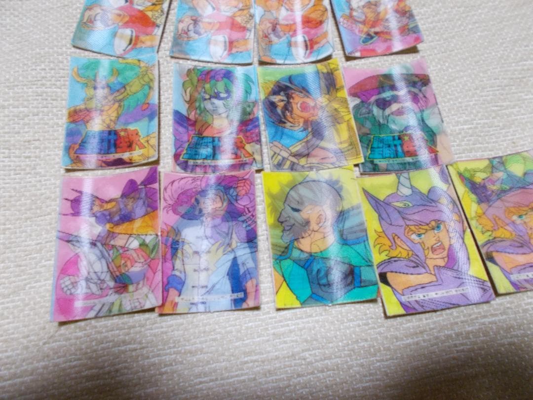 聖闘士星矢　1980年代～90年代のシール、マグネット、カード等109枚セット