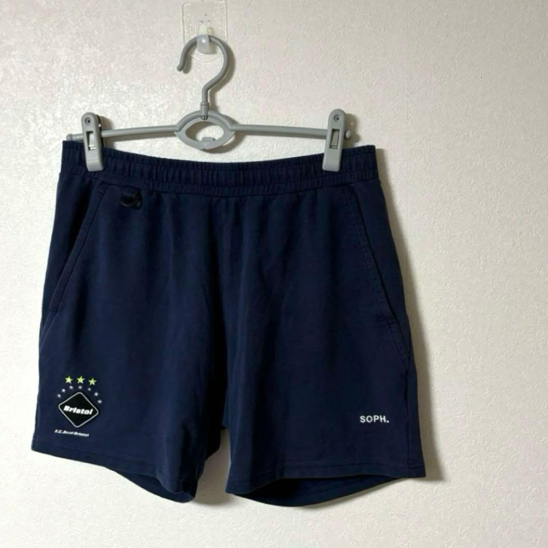 FCRB SWEAT SHORTS 17SS ハーフパンツ　ネイビー　M