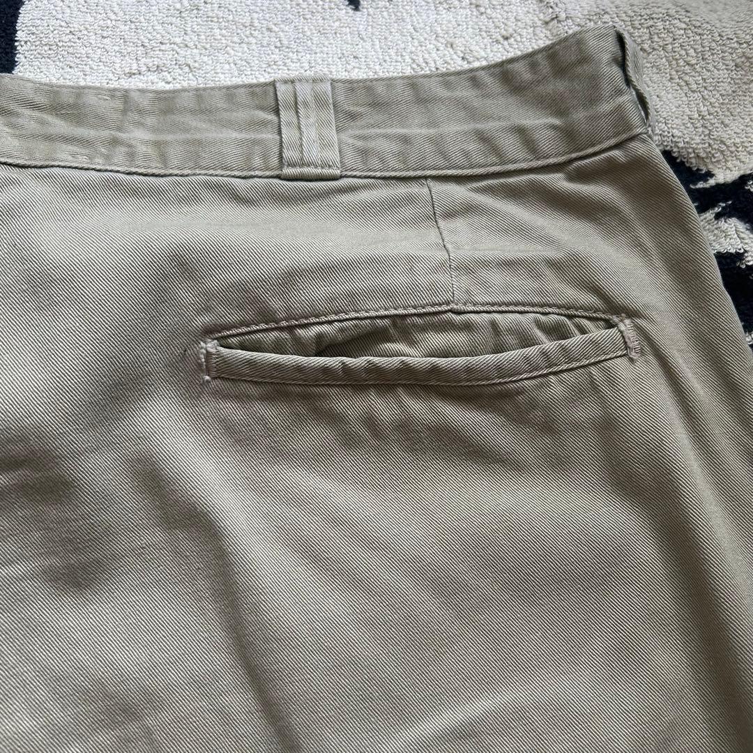 60s ヴィンテージ USA製 チノパン スタンプ グリッパー両爪 尿素 股マチ