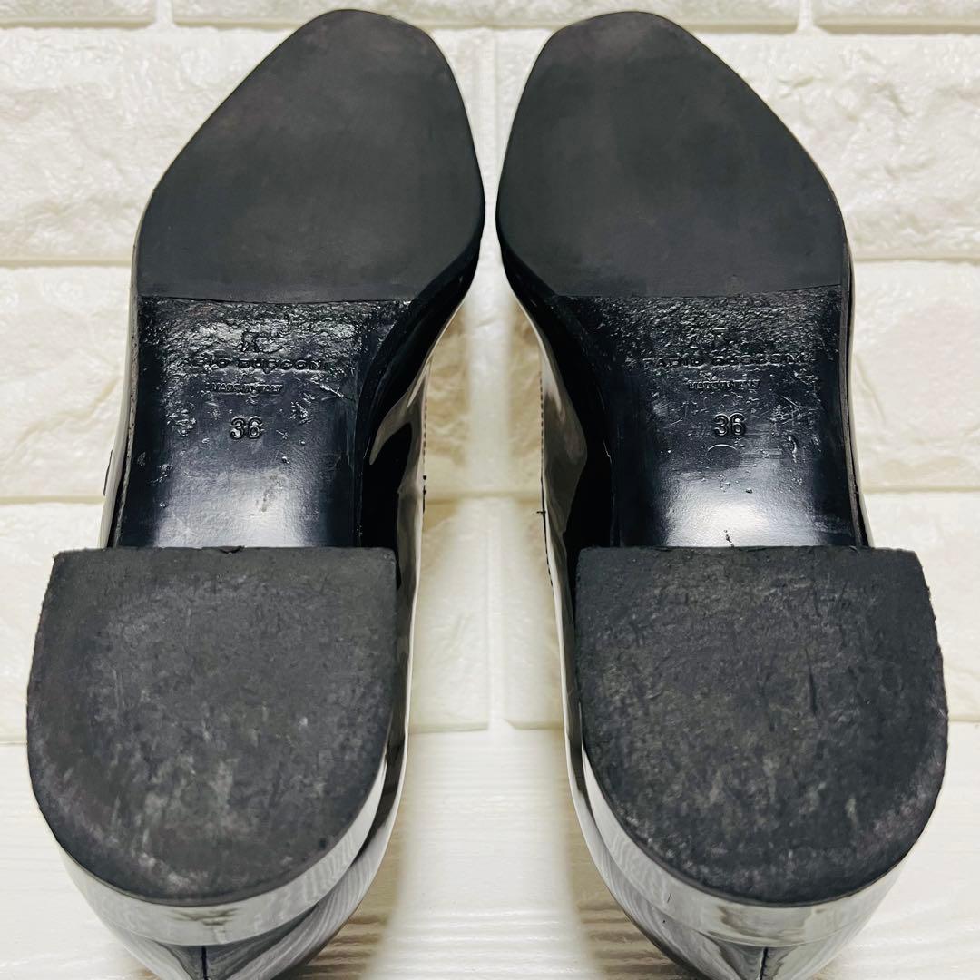 FABIO RUSCONI IENA メリージェーン　エナメルパンプス36