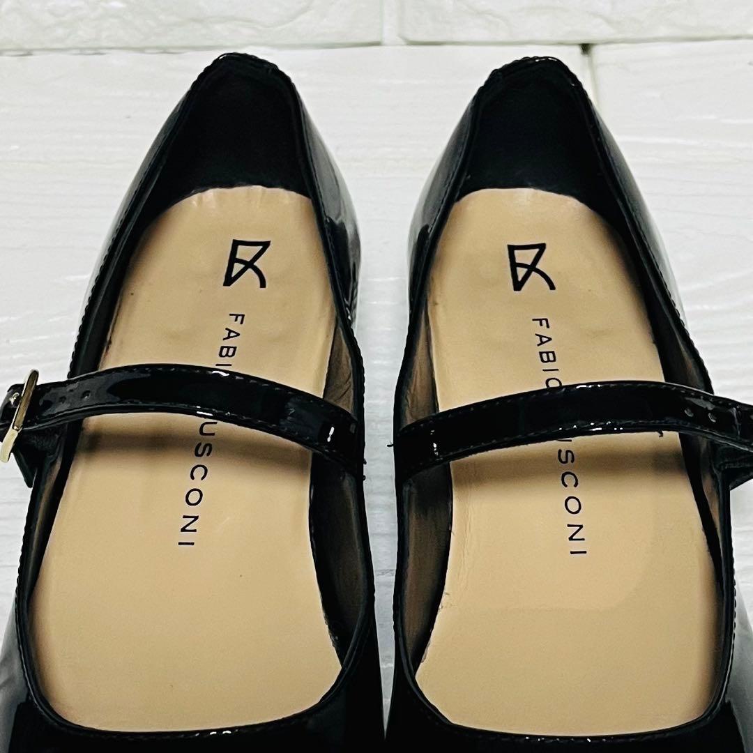 FABIO RUSCONI IENA メリージェーン　エナメルパンプス36