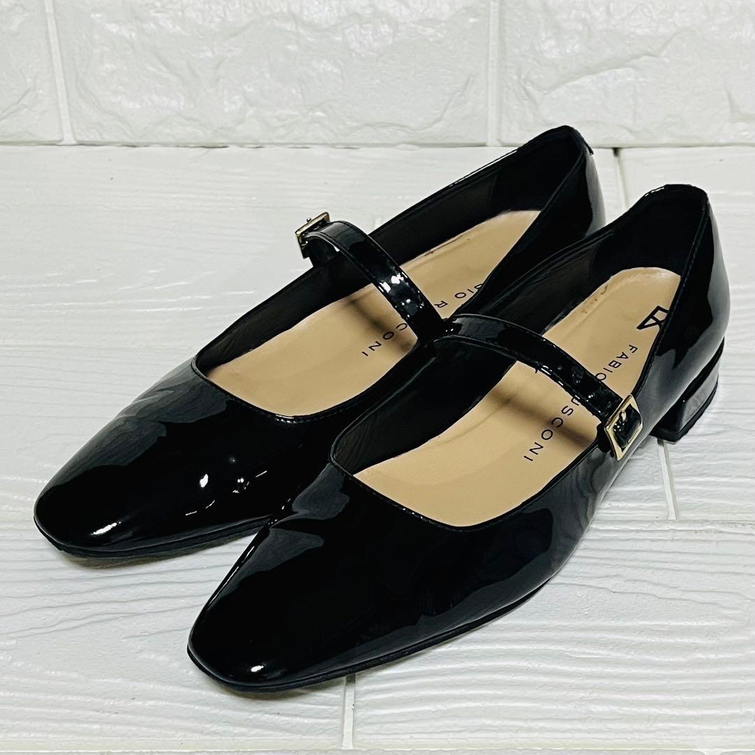 FABIO RUSCONI IENA メリージェーン　エナメルパンプス36