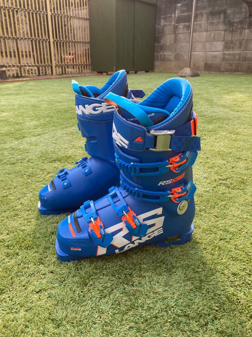 LANGE RS130 スキーブーツ フレックス130青色 バッグ付き