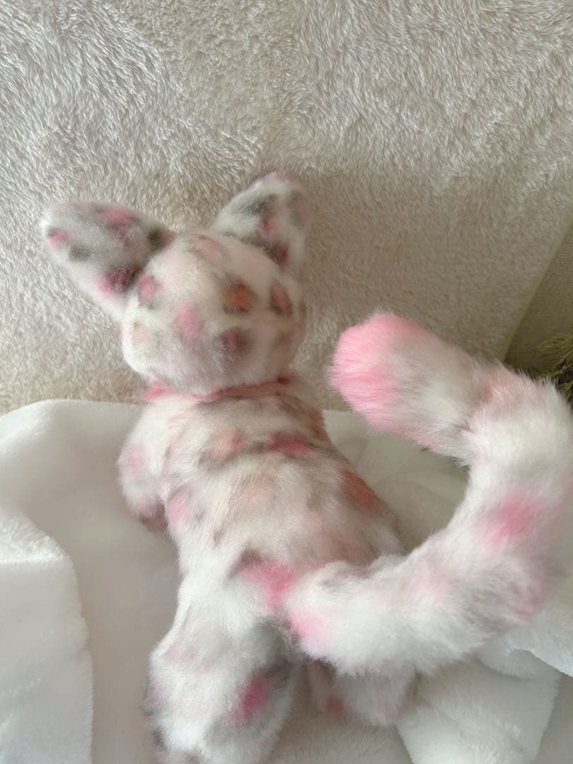 コ*ア様 ハンドメイド　アートドール　ふわふわ　ヒョウ　トラ　ネコ　妖精　幼獣