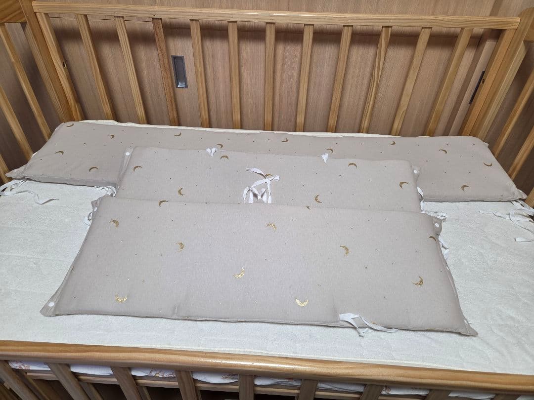 KATOJI　ベビーベッド　ハイポジション　レギュラー　ナチュラル　カトージ