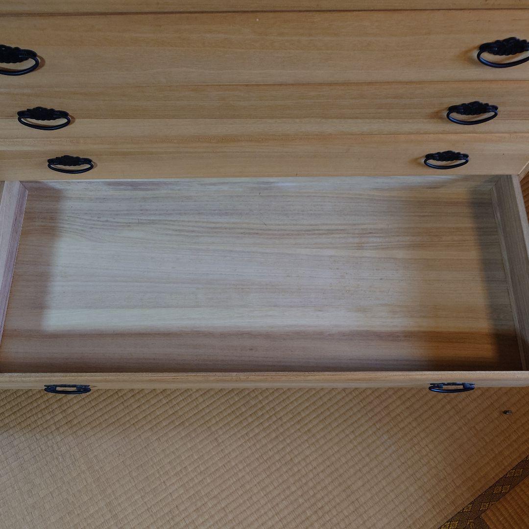 桐　たんす　箪笥　8段