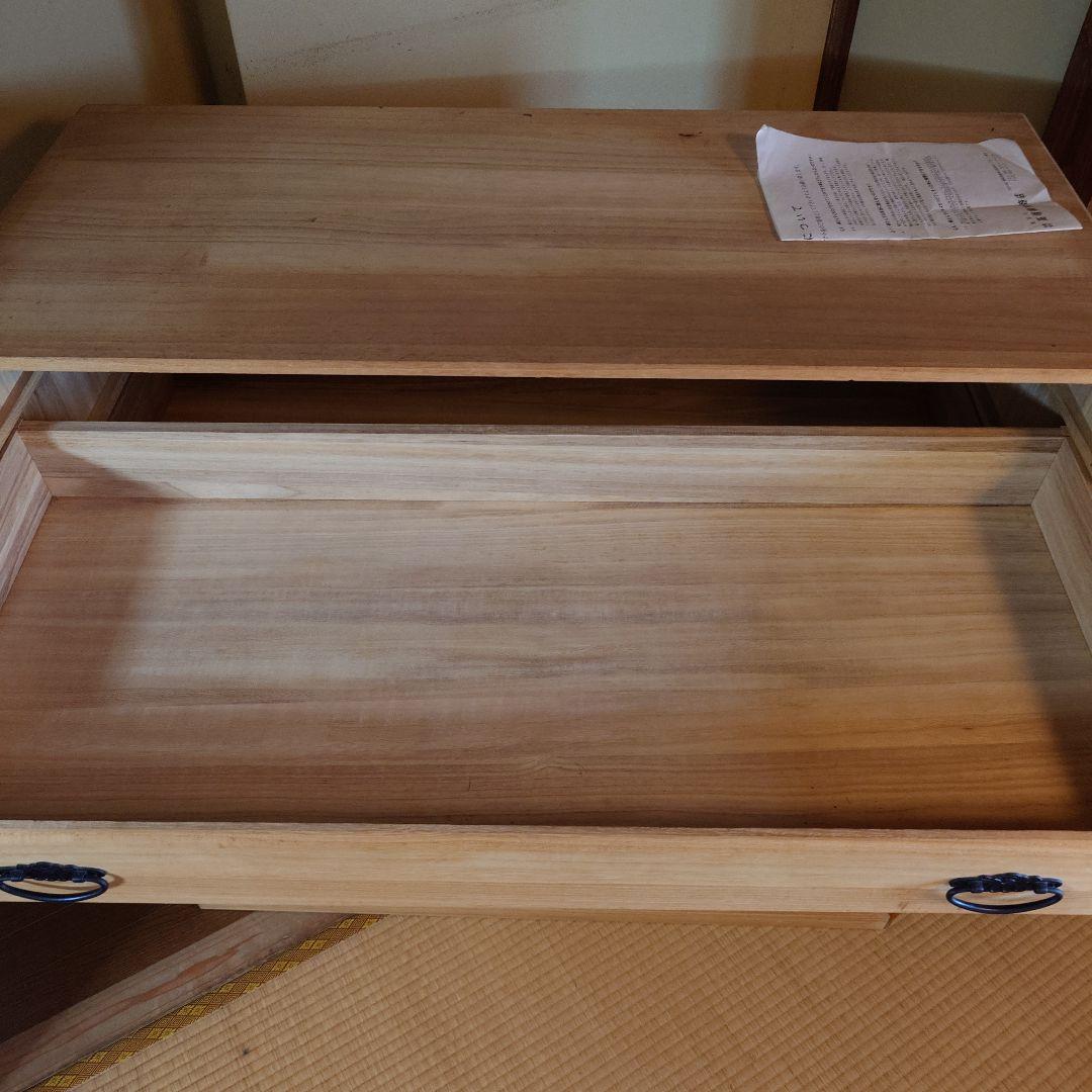 桐　たんす　箪笥　8段
