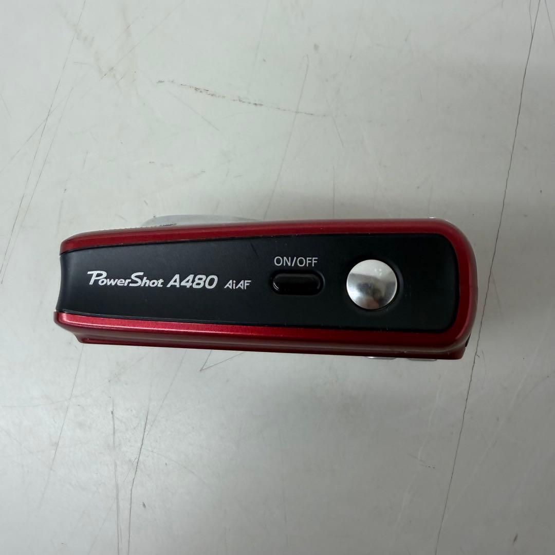 Canon PowerShot A480 レッド　デジタルカメラ