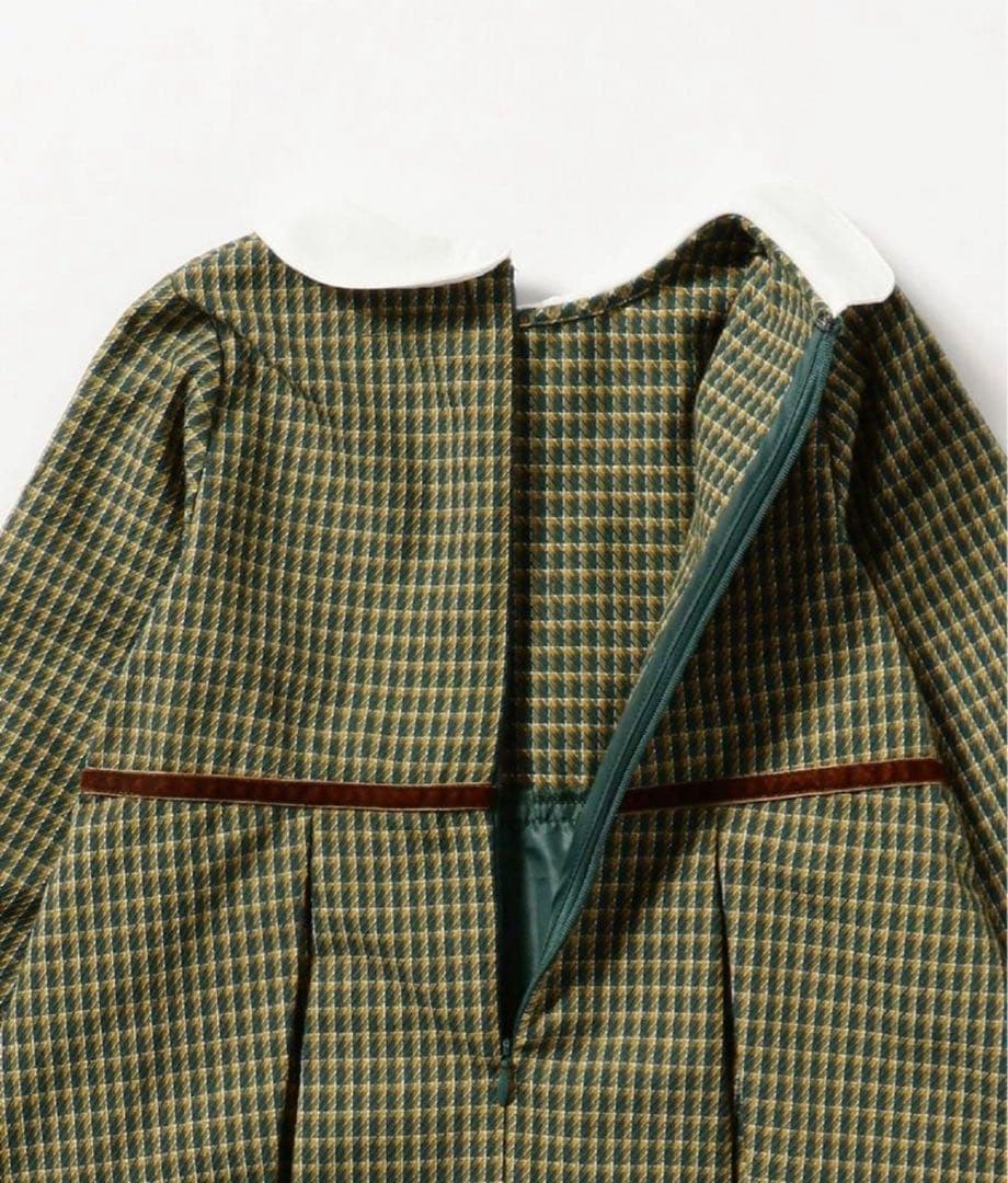 B:MING by BEAMSチェックワンピース　ジャケット2点セット