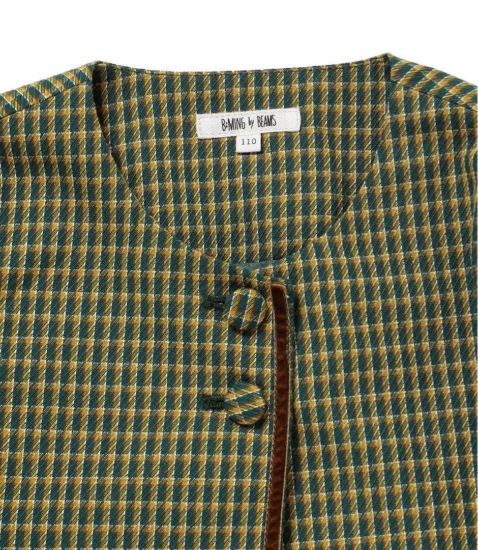 B:MING by BEAMSチェックワンピース　ジャケット2点セット