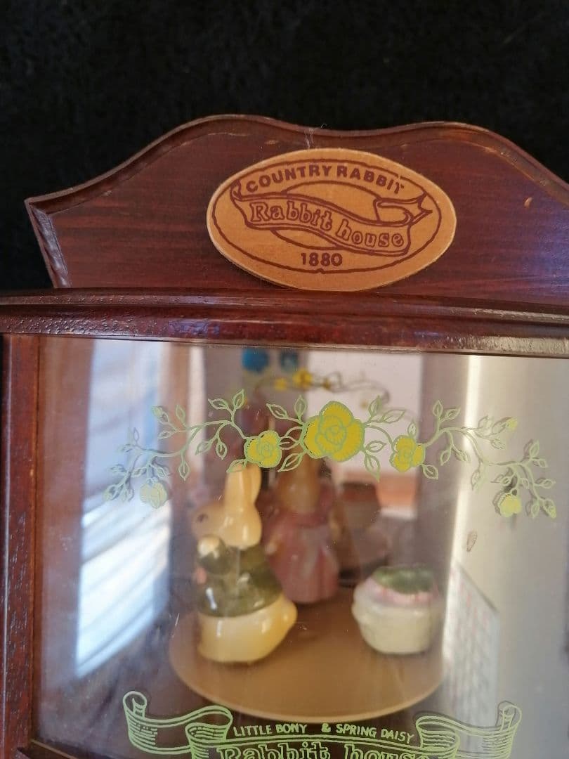 COUNTRY RABBIT ラビットハウス　オルゴール　アクセサリーケース希少