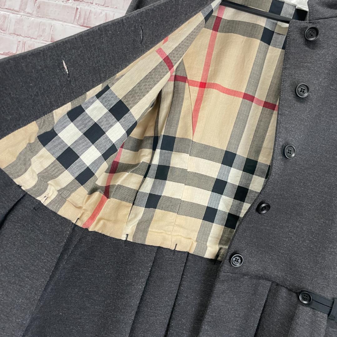 美品　バーバリー　14y 164cm（160cm） ジャケット　チャコールグレー