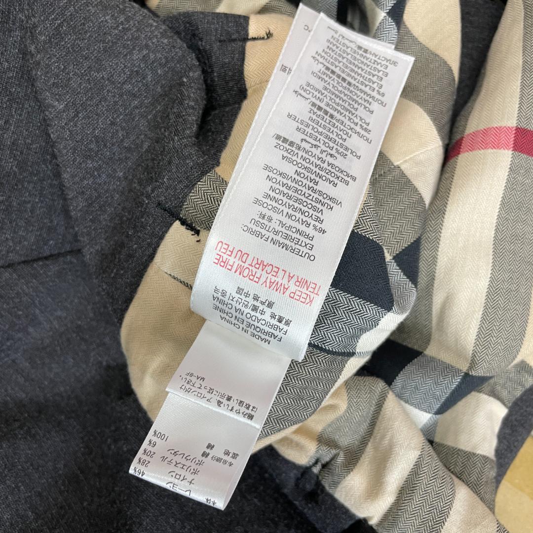 美品　バーバリー　14y 164cm（160cm） ジャケット　チャコールグレー