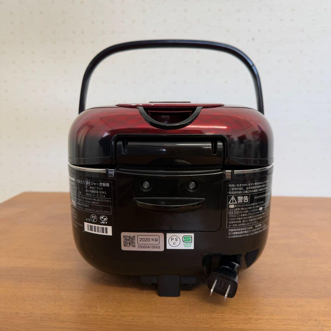 ● 美品 Panasonic 炊飯器 SR-JX058 3合炊き