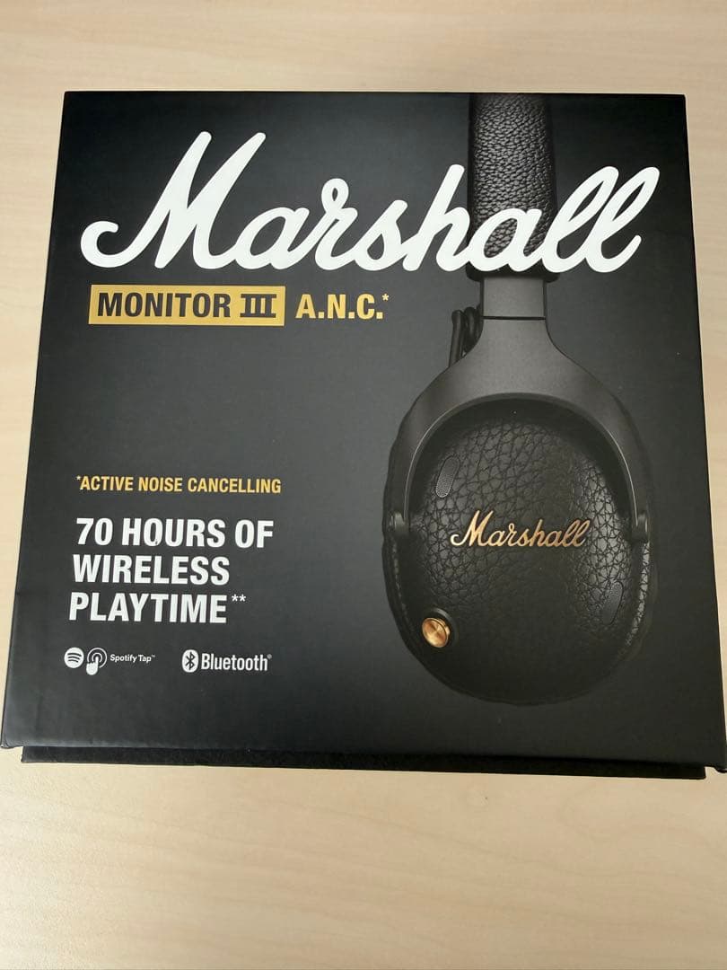 Marshall Monitor III A.N.C. ヘッドホン　ブラック