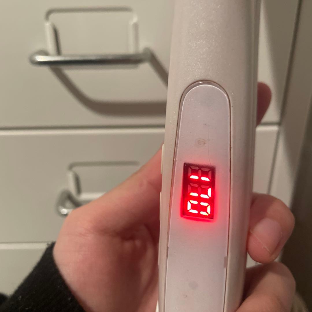 絹女 ホワイト ストレートヘアアイロン kinujo