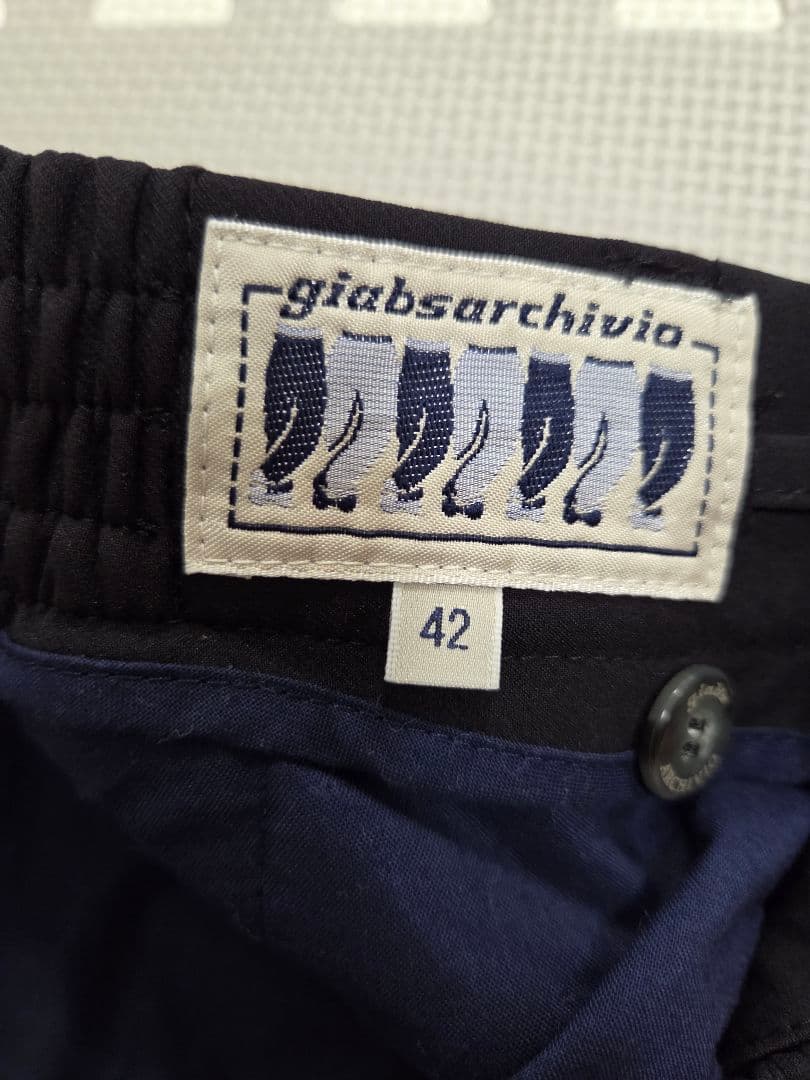 giab's ARCHIVIO MASACCIO ウォッシャブルナイロンパンツ