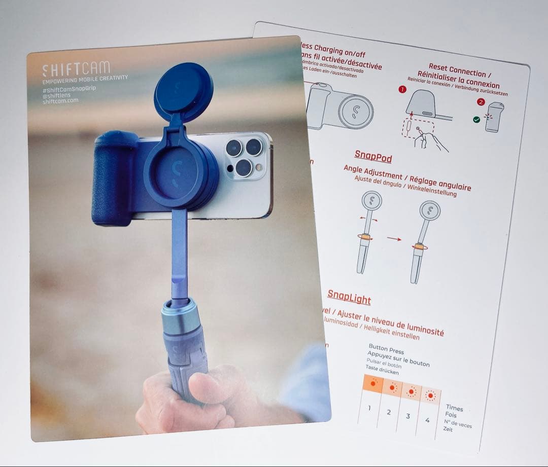 【新品未使用】Shift Cam オールインワンキット ブルー 付属品欠けなし