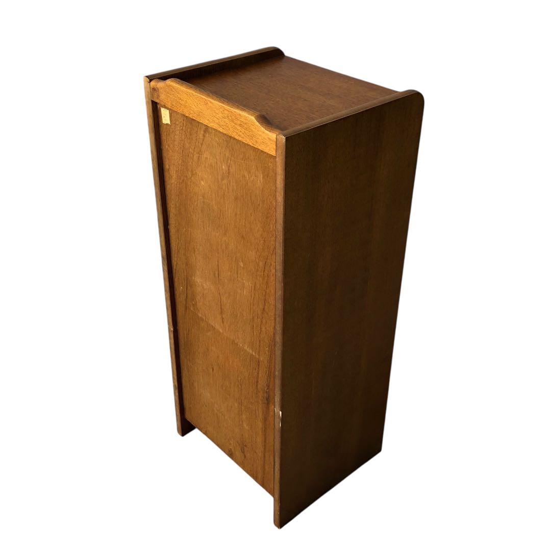 浜本工芸　楢（ナラ）無垢材　電話台　小物収納引き出し付き ハマモトコウゲイ