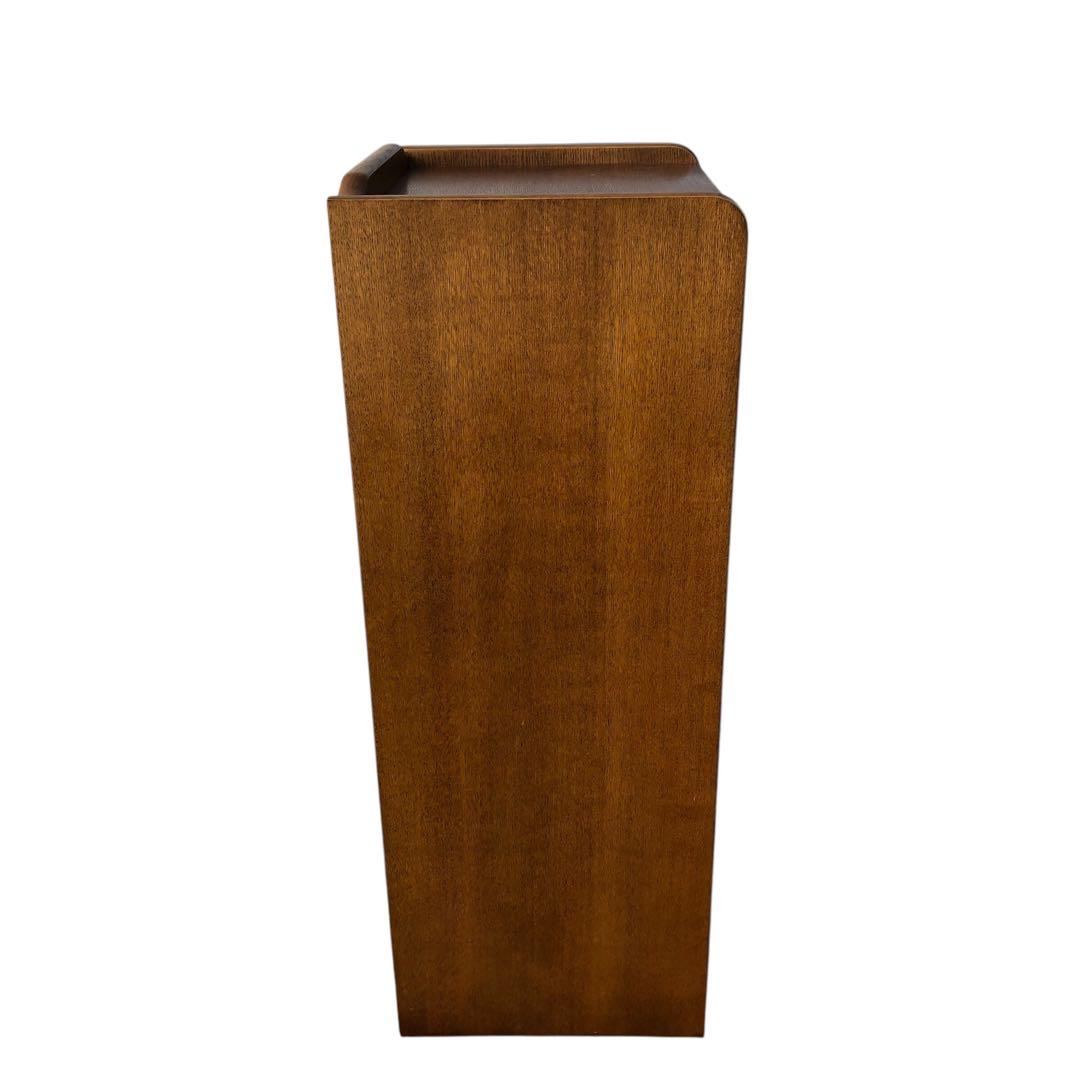 浜本工芸　楢（ナラ）無垢材　電話台　小物収納引き出し付き ハマモトコウゲイ