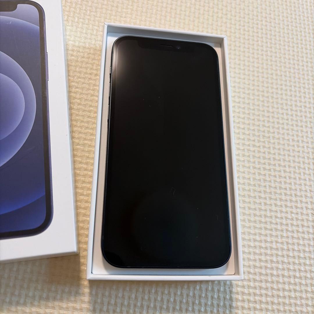 Apple iPhone 12 mini ブラック 本体　イヤフォン　充電