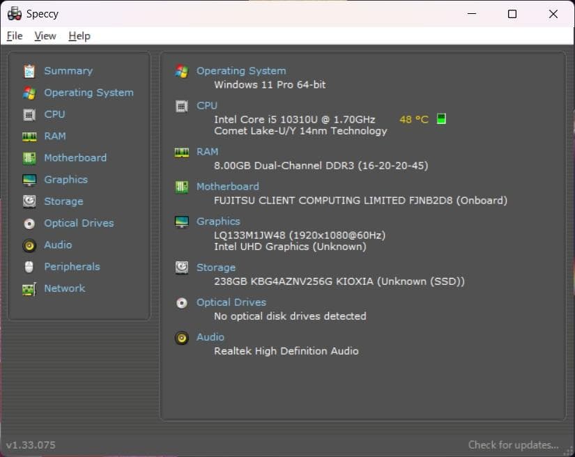 富士通 U9310/E✨第10世代✨Core i5✨Office2024