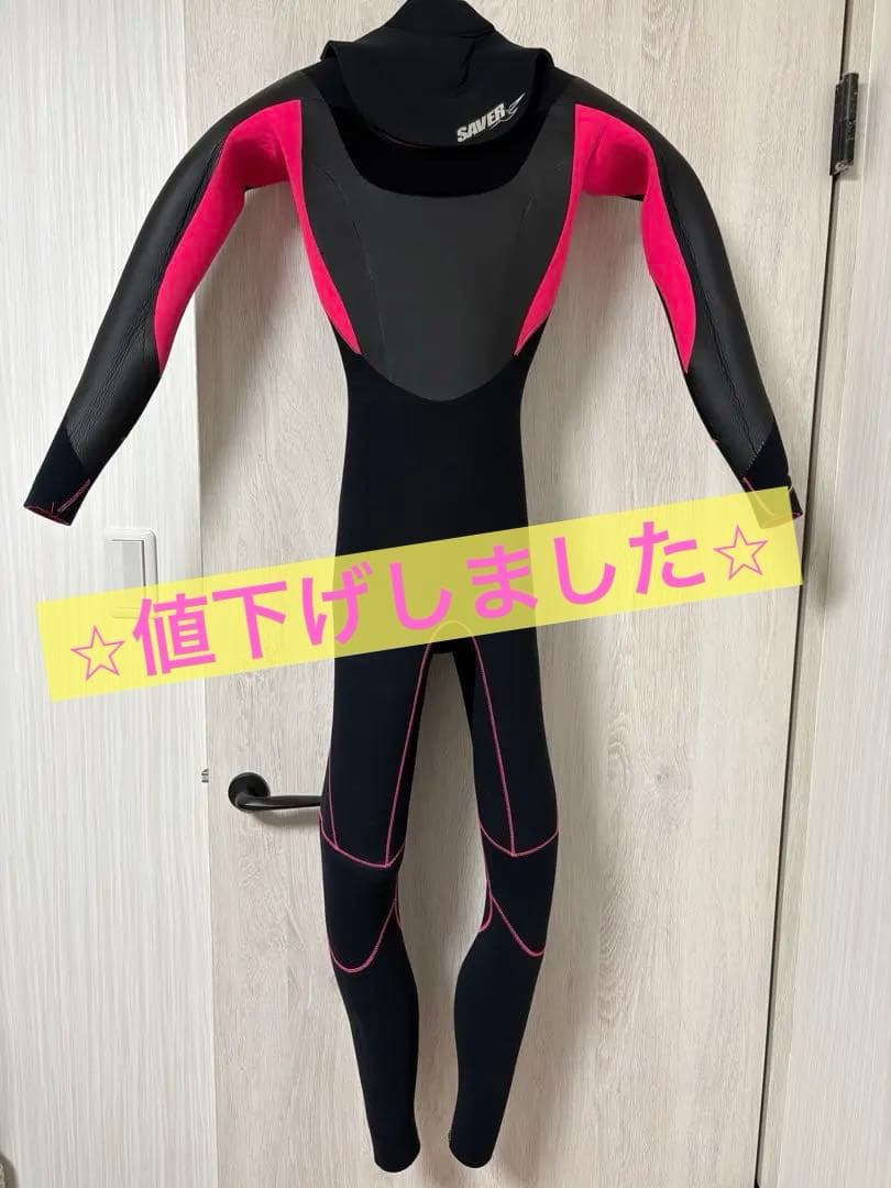 【超美品】セミドライ　フルオーダーウエットスーツ3✖️5mmレディース