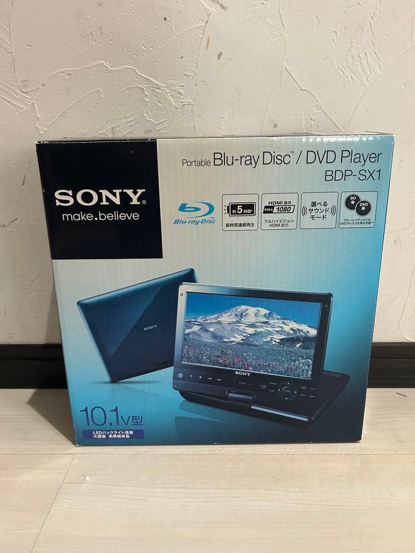 SONY BDP-SX1 ポータブル ブルーレイプレーヤー