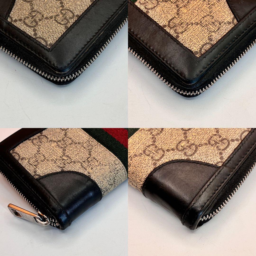 【美品✨】グッチ 長財布 シェリーライン GGスプリーム オフィディア
